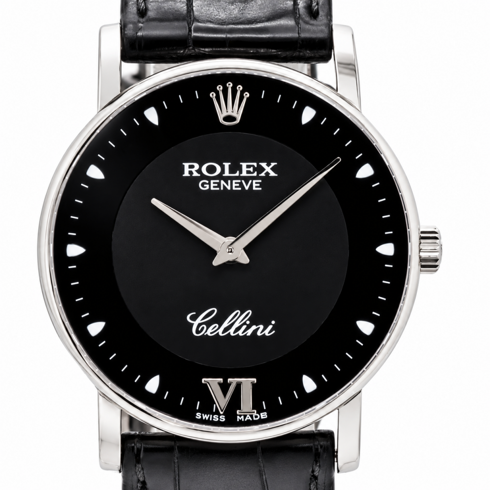 Rolex Cellini 32MM 5115 18Kt White Gold Watch